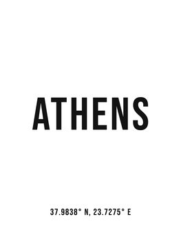 Kuva Athens simple coordinates