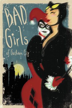 Art Poster Bad Girls of Gotham City