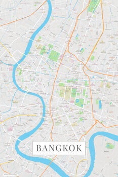 Map Bangkok color
