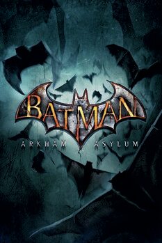 Impressão de arte Batman Arkham Asylum -  Logo