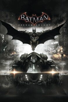 Impressão de arte Batman Arkham Knight - Batmobile