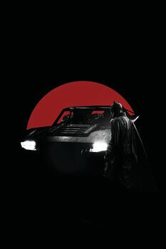Art Poster Batman - Batmobile
