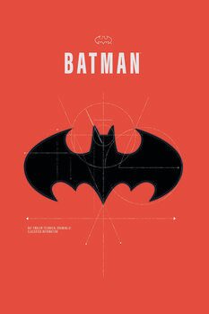Impressão de arte Batman - Emblem