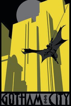 Impressão de arte Batman - Gotham City