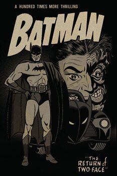 Impressão de arte Batman - The Return of Two-Face