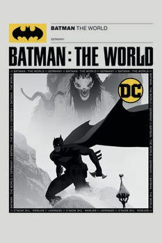Impressão de arte Batman - The world Germany Cover