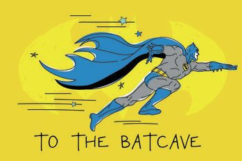 Taidejuliste Batman - To the batcave