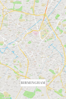 Map Birmingham color