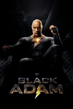 Impressão de arte Black Adam - Power born from Rage