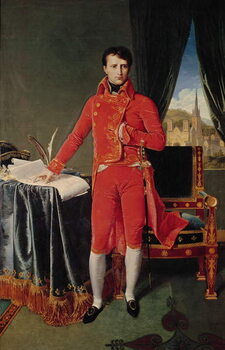 Reprodução do quadro Bonaparte as First Consul, 1804