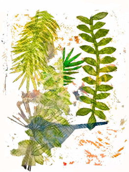 Reprodução do quadro Botanical jungle