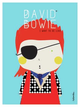 Impressão de arte Bowie