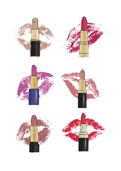 Ilustração Brand Lipstick