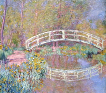 Fine Art Print Bridge in Monet's Garden, 1895-96