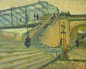 Reprodução do quadro Bridge of Trinquetaille, 1888