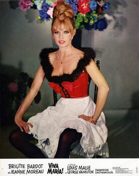 Arte Fotográfica Brigitte Bardot in “Viva Maria”, 1965