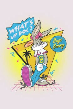 Impressão de arte Bugs Bunny - What's up doc