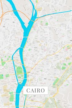 Mapa Cairo color