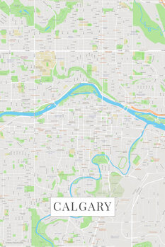 Map Calgary color