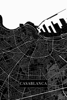 Mapa Casablanca black