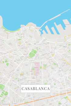 Map Casablanca color