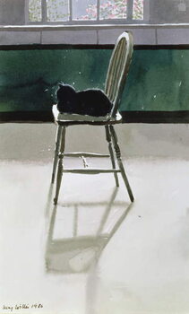 Fine Art Print Cat on a Chair, 1986