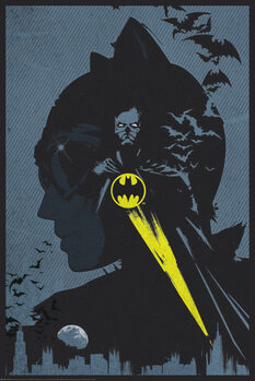 Impressão de arte Catwoman & Batman - Protectors of Gotham