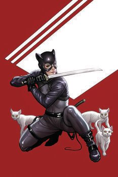 Impressão de arte Catwoman - Cats