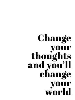 Illustration Change your thoughts