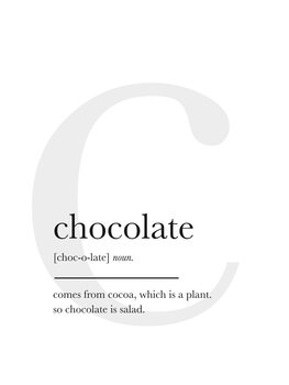 Ilustração chocolate