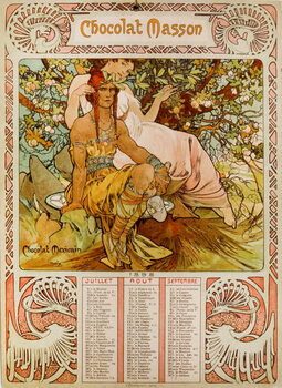 Canvas print Universal And International Exhibition Of St. Louis (Vintage  Art Nouveau) - Alfons / Alphonse Mucha