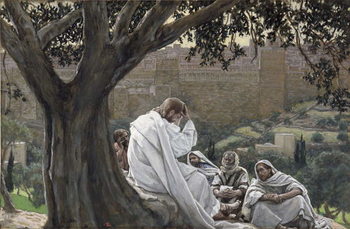 Reprodução do quadro Christ Foretelling the Destruction of the Temple