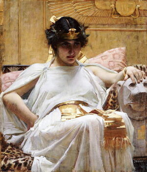 Reprodução do quadro Cleopatra, c.1887