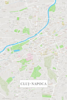 Map Cluj Napoca color