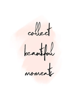 Ilustração Collect beautiful moments
