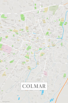 Map Colmar color
