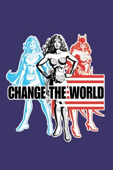 Taidejuliste DC Comics - Change the World