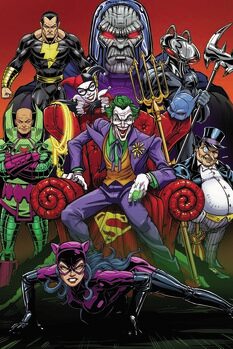 Art Poster DC Comics - The Villans