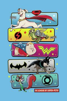 Taidejuliste DC League of Super-Pets