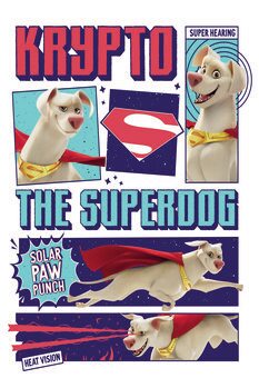 Impressão de arte DC League of Super-Pets - Krypto