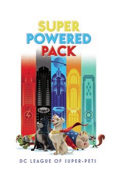Impressão de arte DC League of Super-Pets - Powered pack