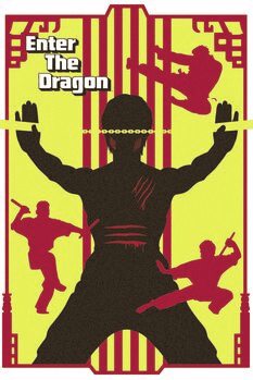 Art Poster Enter the Dragon - Bruce Lee
