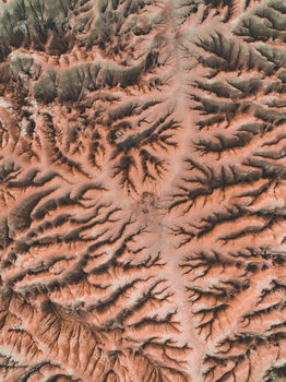Art Photography Eroded red desert