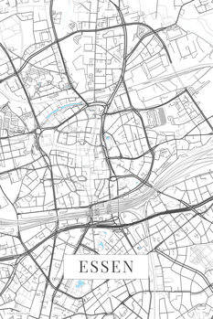 Map Essen white