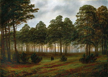 Reprodução do quadro Evening, 1820-26