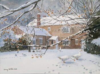 Fine Art Print Farmhouse in the Snow, 2011