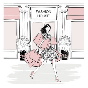 Illustration Fashion House