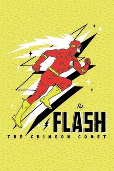 Impressão de arte Flash - Crimson Comet