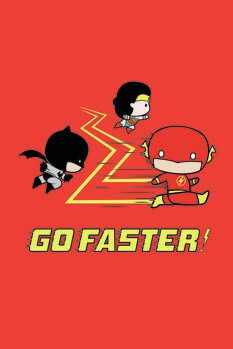 Impressão de arte Flash - Go faster