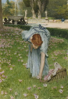 Reprodução do quadro Flora - Spring in the Gardens of the Villa Borghese